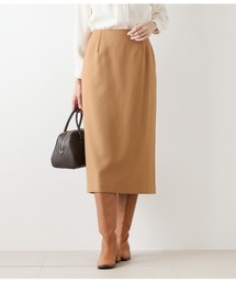 NEWYORKER | 【ストレッチ】ウールブレンドダブルクロス ロングタイトスカート(スカート)