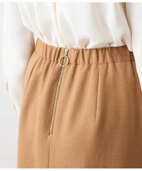 NEWYORKER（ニューヨーカー）の「【ストレッチ】ウールブレンドダブルクロス ロングタイトスカート（スカート・レディース・キャメル/ネイビー・9号/11号）」の6枚目の写真