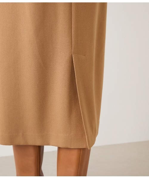 NEWYORKER（ニューヨーカー）の「【ストレッチ】ウールブレンドダブルクロス ロングタイトスカート（スカート・レディース・キャメル/ネイビー・9号/11号）」の7枚目の写真