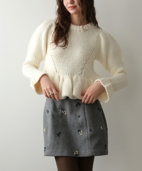 【12/15までの限定出品】DONOBAN ハンドメイドパフニット ハンドメイドパフニット（ニット/セーター）｜DONOBAN（ドノバン）の