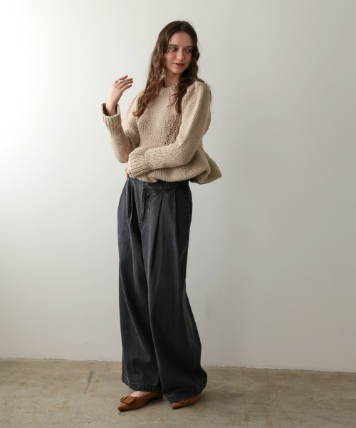 ハンドメイドパフニット（ニット/セーター）｜DONOBAN（ドノバン）の