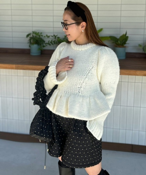 ハンドメイドパフニット（ニット/セーター）｜DONOBAN（ドノバン）の