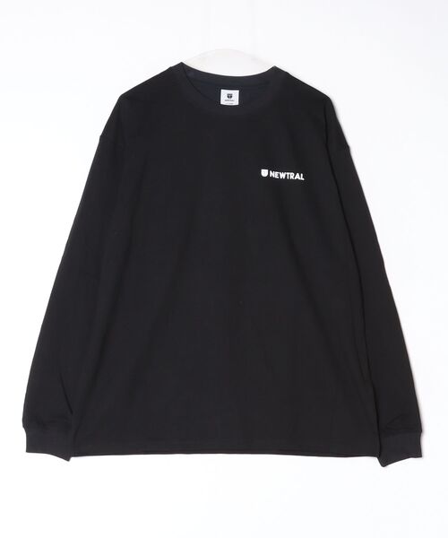 NEWTRAL(ニュートラル)の「【NEWTRAL】CHEST_S LOGO LS_TEE(Tシャツ/カットソー・メンズ・ブラック/ホワイト・MEDIUM/LARGE/X-LARGE)」の7枚目の写真