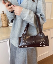 WARAIJOGO（ワライジョウゴ）の「横長スタッズハンドバッグ/レディース(DAY)（ハンドバッグ）」