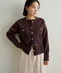 Omekashi | スウェットライクボタンカーディガン(カーディガン/ボレロ)