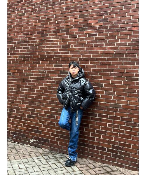 BESLOW(ビースロー)の「OVERSIZED M65 HOOD SHORT DOWN PARKA GLOSSY BLACK(ダウンジャケット/コート・メンズ・その他・MEDIUM/SMALL/X-SMALL)」の14枚目の写真