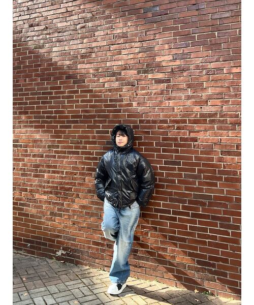 BESLOW(ビースロー)の「OVERSIZED M65 HOOD SHORT DOWN PARKA GLOSSY BLACK(ダウンジャケット/コート・メンズ・その他・MEDIUM/SMALL/X-SMALL)」の21枚目の写真