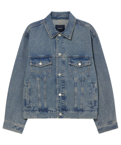 COVERNAT(カバーナット)の「デニムトラッカージャケット Blue(デニムジャケット・レディース・その他・SMALL/MEDIUM/LARGE/X-LARGE)」の2枚目の写真
