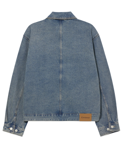 COVERNAT(カバーナット)の「デニムトラッカージャケット Blue(デニムジャケット・レディース・その他・SMALL/MEDIUM/LARGE/X-LARGE)」の3枚目の写真