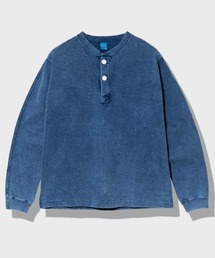 Good On | Good On/グッドオン　LS HEAVY HENLEY TEE INDIGO SHAVE(Tシャツ/カットソー)