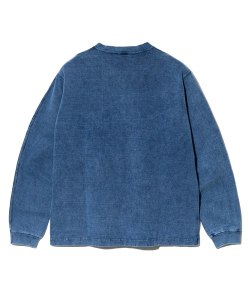 Good On（グッドオン）の「Good On/グッドオン　LS HEAVY HENLEY TEE INDIGO SHAVE（Tシャツ/カットソー・メンズ・ブルー系その他・MEDIUM/LARGE/X-LARGE）」の9枚目の写真