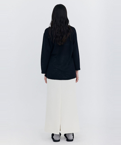 WNDERKAMMER(ブンダーカンマー)の「ベーシックロングスカート_クリーム(スカート・レディース・その他・SMALL/MEDIUM)」の5枚目の写真