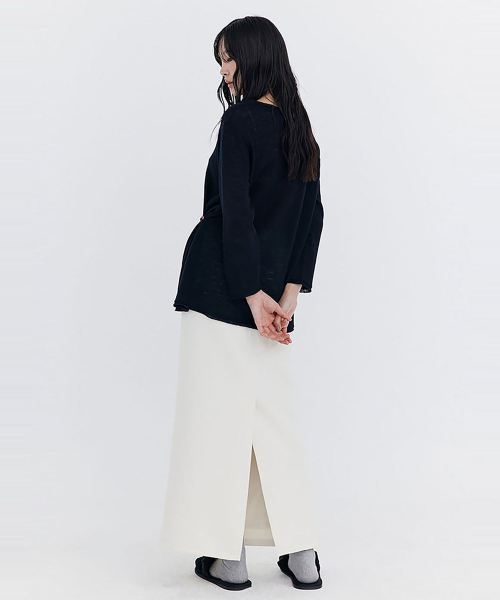 WNDERKAMMER(ブンダーカンマー)の「ベーシックロングスカート_クリーム(スカート・レディース・その他・SMALL/MEDIUM)」の8枚目の写真
