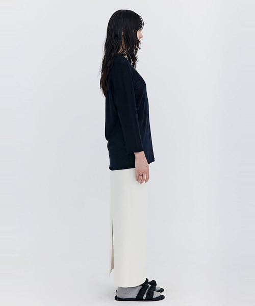 WNDERKAMMER(ブンダーカンマー)の「ベーシックロングスカート_クリーム(スカート・レディース・その他・SMALL/MEDIUM)」の9枚目の写真