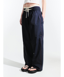 grove（グローブ）の「RYAN WOVEN PANTS (NAVY)（スウェットパンツ）」