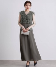 ロングジレ」に該当するグレー/灰色系のレディースファッション通販