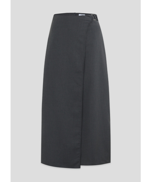 MICANE（ミケーネ）の「ノエミビジョ ラップロングスカート（スカート・レディース・ブラック/チャコール・MEDIUM/LARGE/X-LARGE/XX-LARGE/X-SMALL/SMALL）」の11枚目の写真