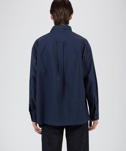 kolor BEACON（カラービーコン）の「kolor BEACON コットンブロード スタンドカラーシャツ（シャツ/ブラウス・メンズ・ダークブルー・1）」の5枚目の写真