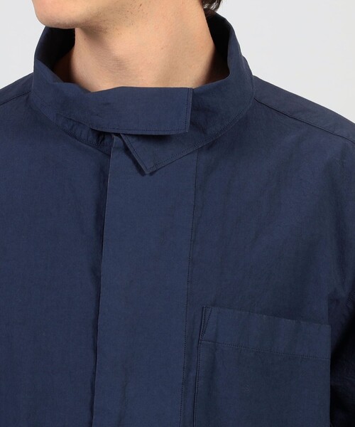 kolor BEACON（カラービーコン）の「kolor BEACON コットンブロード スタンドカラーシャツ（シャツ/ブラウス・メンズ・ダークブルー・1）」の6枚目の写真