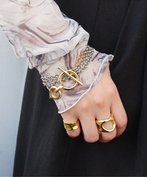 styiro（スタイロ）の「【新色追加&リニューアル】ゴールド×シルバーメタルマンテル2WAYネックレス【ご要望反映アイテム】（ネックレス・レディース・シルバー×ゴールド/シルバー/ゴールド系その他・FREE）」の10枚目の写真