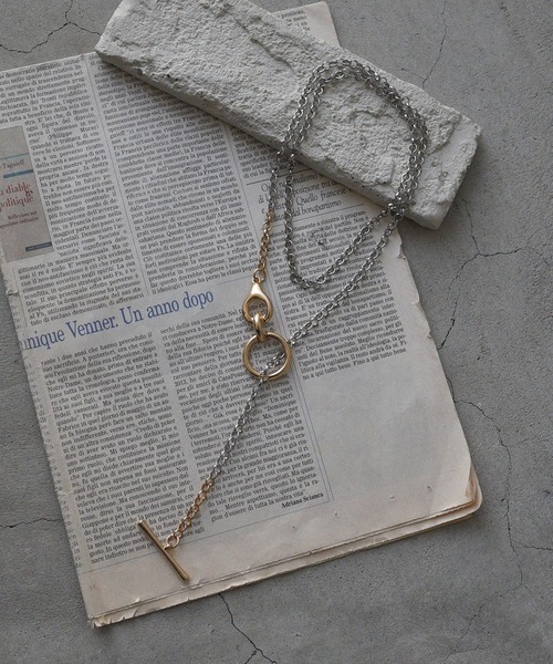 styiro（スタイロ）の「【新色追加&リニューアル】ゴールド×シルバーメタルマンテル2WAYネックレス【ご要望反映アイテム】（ネックレス・レディース・シルバー×ゴールド/シルバー/ゴールド系その他・FREE）」の22枚目の写真