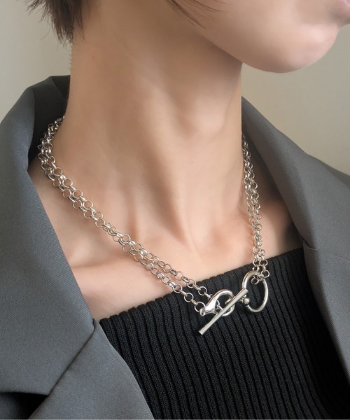 styiro（スタイロ）の「【新色追加&リニューアル】ゴールド×シルバーメタルマンテル2WAYネックレス【ご要望反映アイテム】（ネックレス・レディース・シルバー×ゴールド/シルバー/ゴールド系その他・FREE）」の16枚目の写真