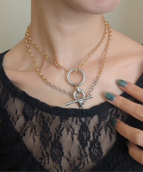 styiro（スタイロ）の「【新色追加&リニューアル】ゴールド×シルバーメタルマンテル2WAYネックレス【ご要望反映アイテム】（ネックレス・レディース・シルバー×ゴールド/シルバー/ゴールド系その他・FREE）」の19枚目の写真