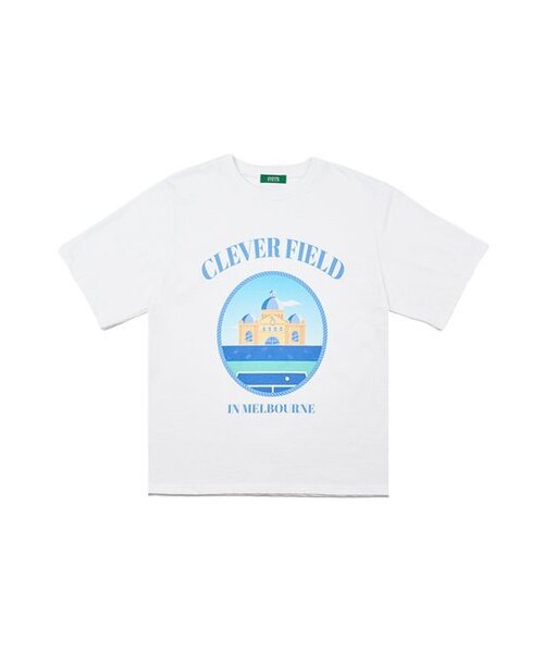 CLEVER FIELD（クレバーフィールド）の「グランドスラムメルボルンRetro Tシャツ[ホワイト]（Tシャツ/カットソー・レディース・その他・LARGE/X-LARGE）」の3枚目の写真