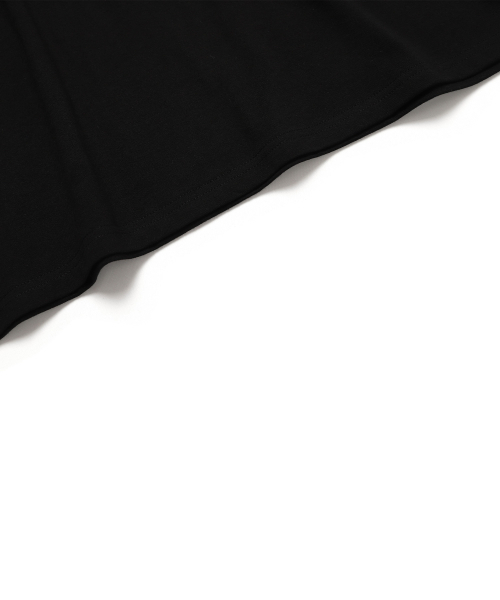 VANNWORKS(バンワークス)の「ベーシックロゴオーバーサイズ半袖Tシャツ (VS0104) ブラック/スカイブルー(Tシャツ/カットソー・レディース・その他・X-LARGE/XX-LARGE/LARGE/MEDIUM/SMALL)」の5枚目の写真