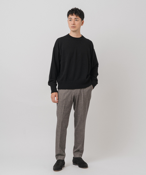 EDIFICE（エディフィス）の「NEW CASHMERE ニット スウェット（ニット/セーター・メンズ・グレー/ブラック/ブルー系その他・MEDIUM/LARGE）」の4枚目の写真