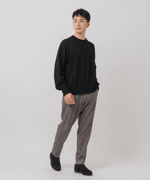 EDIFICE（エディフィス）の「NEW CASHMERE ニット スウェット（ニット/セーター・メンズ・グレー/ブラック/ブルー系その他・MEDIUM/LARGE）」の5枚目の写真