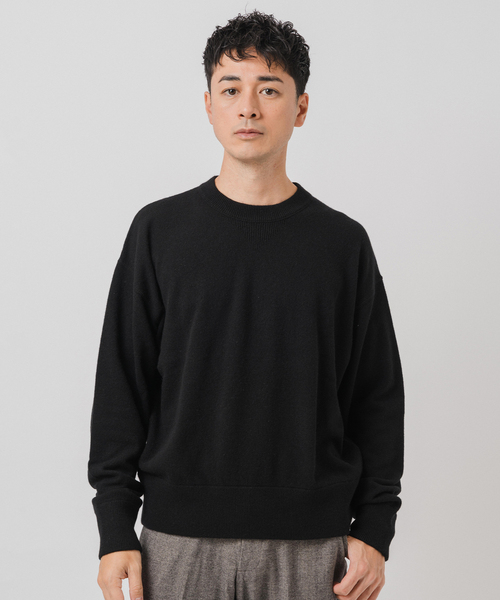 EDIFICE（エディフィス）の「NEW CASHMERE ニット スウェット（ニット/セーター・メンズ・グレー/ブラック/ブルー系その他・MEDIUM/LARGE）」の6枚目の写真