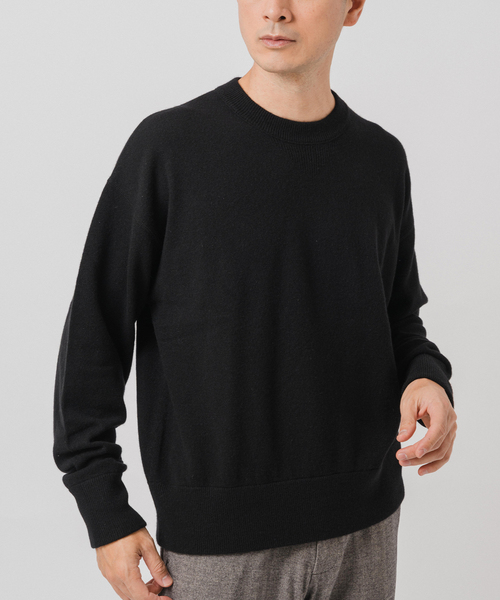 EDIFICE（エディフィス）の「NEW CASHMERE ニット スウェット（ニット/セーター・メンズ・グレー/ブラック/ブルー系その他・MEDIUM/LARGE）」の11枚目の写真