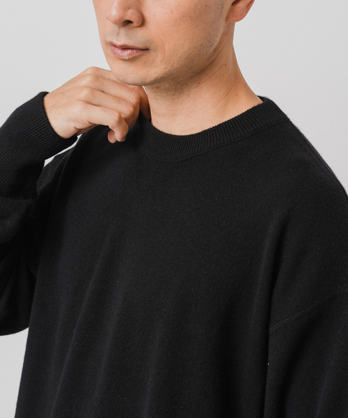 EDIFICE（エディフィス）の「NEW CASHMERE ニット スウェット（ニット/セーター・メンズ・グレー/ブラック/ブルー系その他・MEDIUM/LARGE）」の12枚目の写真