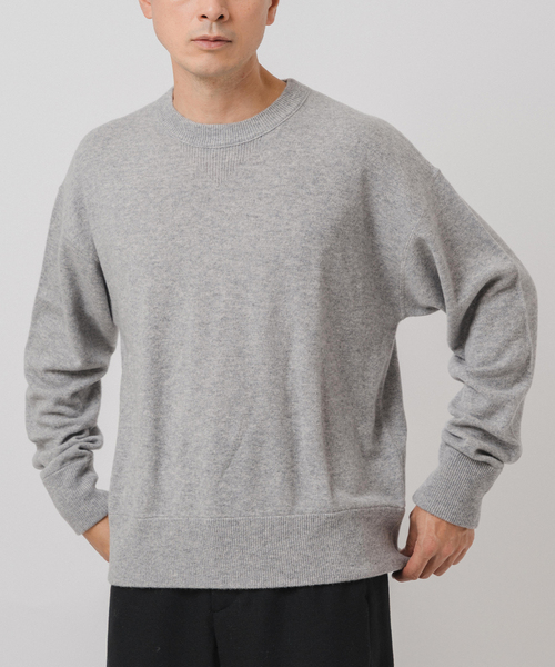 EDIFICE（エディフィス）の「NEW CASHMERE ニット スウェット（ニット/セーター・メンズ・グレー/ブラック/ブルー系その他・MEDIUM/LARGE）」の21枚目の写真