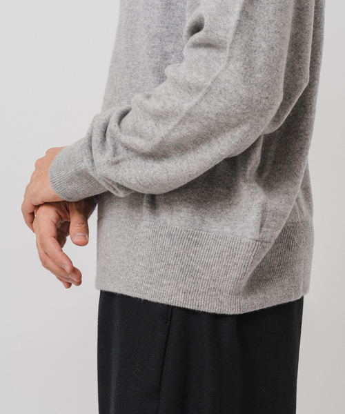 EDIFICE（エディフィス）の「NEW CASHMERE ニット スウェット（ニット/セーター・メンズ・グレー/ブラック/ブルー系その他・MEDIUM/LARGE）」の22枚目の写真