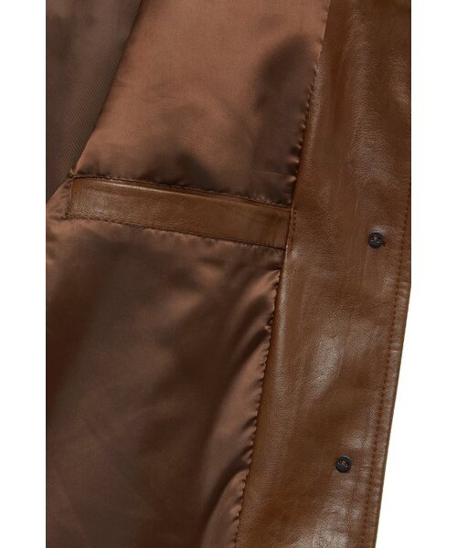 CURRENT（カレント）の「CROP LEATHER JACKET [BROWN]（ライダースジャケット・レディース・その他・FREE）」の7枚目の写真