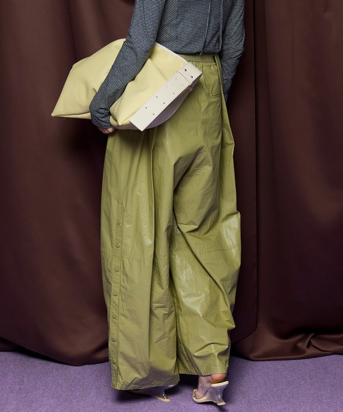 MAISON SPECIAL(メゾンスペシャル)の「Waist Tuck Work Pants/ウエストタックワークパンツ(その他パンツ・レディース・ピンク/ホワイト/カーキ/ブラック・38/36)」の8枚目の写真