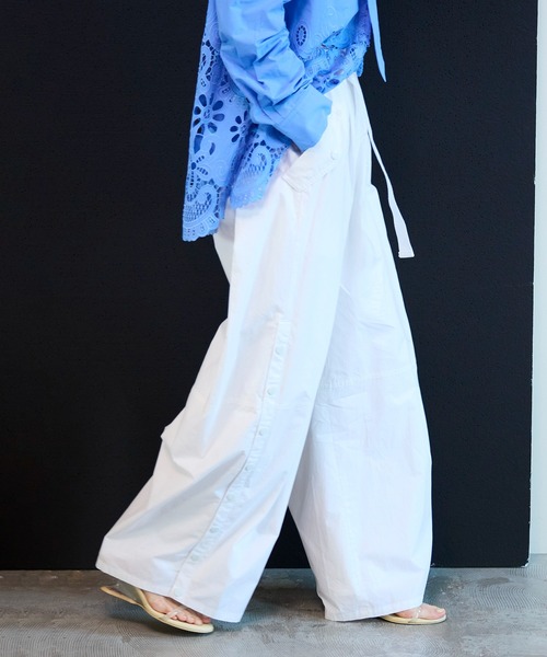 MAISON SPECIAL(メゾンスペシャル)の「Waist Tuck Work Pants/ウエストタックワークパンツ(その他パンツ・レディース・ピンク/ホワイト/カーキ/ブラック・38/36)」の15枚目の写真