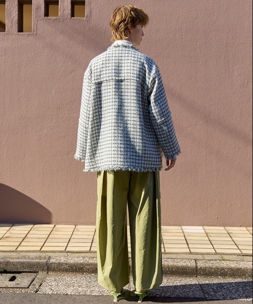 MAISON SPECIAL(メゾンスペシャル)の「Waist Tuck Work Pants/ウエストタックワークパンツ(その他パンツ・レディース・ピンク/ホワイト/カーキ/ブラック・38/36)」の11枚目の写真