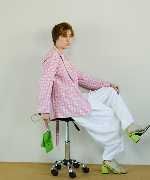 MAISON SPECIAL(メゾンスペシャル)の「Waist Tuck Work Pants/ウエストタックワークパンツ(その他パンツ・レディース・ピンク/ホワイト/カーキ/ブラック・38/36)」の16枚目の写真