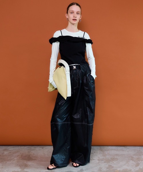パンツ MAISON SPECIAL Sutching Work Pants PRE-ORDER】Waist Tuck Work Pants/ウエストタックワークパンツ