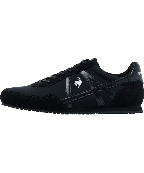 le coq sportif(ルコックスポルティフ)の「ルコックスポルティフ/LCS ナンシークラシックII 80年代インスピレーションスニーカー LU6SSN06UZ(スニーカー・メンズ・ブラック系/ホワイト×ネイビー・24.5cm/24.0cm/23.5cm/23.0cm/27.5cm/27.0cm/26.5cm/26.0cm/25.5cm/25.0cm)」の4枚目の写真
