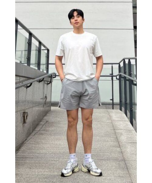 BLACK MONSTER FIT(ブラックモンスターフィット)の「クーリングプラストリコットランニング3部パンツ(GRAY)/ BM210223(その他パンツ・レディース・その他・LARGE/X-LARGE/XX-LARGE/MEDIUM)」の2枚目の写真