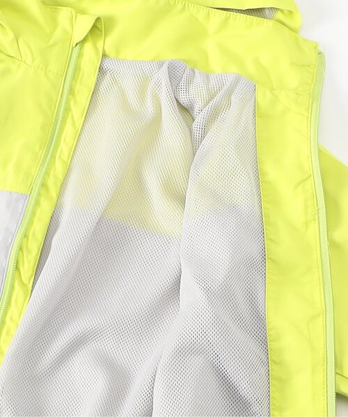 BREEZE（ブリーズ）の「カラバリウィンドブレーカー_ジュニア対応（ナイロンジャケット・キッズ・ピンク/レインボー/カモフラージュ/ベージュ/レモンイエロー/ブルー・110/100/90/80/120/160/150/140/130）」の9枚目の写真