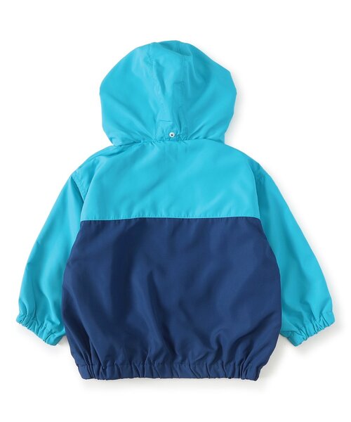 BREEZE（ブリーズ）の「カラバリウィンドブレーカー_ジュニア対応（ナイロンジャケット・キッズ・ピンク/レインボー/カモフラージュ/ベージュ/レモンイエロー/ブルー・110/100/90/80/120/160/150/140/130）」の16枚目の写真