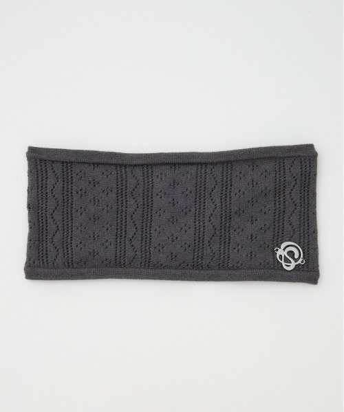 SLY（スライ）の「NEEDLELESS HAIR BAND ニードルレスヘアバンド 冬服 春服（ヘアバンド・レディース・グレー/アイボリー・FREE）」の2枚目の写真