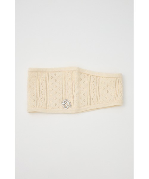 SLY（スライ）の「NEEDLELESS HAIR BAND ニードルレスヘアバンド 冬服 春服（ヘアバンド・レディース・グレー/アイボリー・FREE）」の4枚目の写真