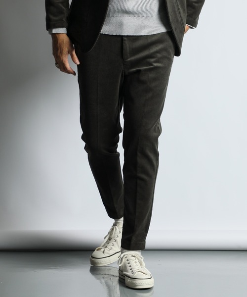 14W STRETCH CORDUROY SET UP EASY TROUSERS：ストレッチコーデュロイ