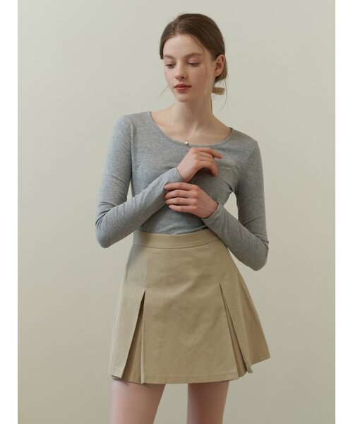 RE_L(リエル)の「Base cotton t-shirt (gray)(Tシャツ/カットソー・レディース・その他・FREE)」の4枚目の写真